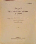 RECORDS OF OCEANOGRAPHIC WORKS IN JAPAN, VOLUME 2, NO. 3, OCTOBER 1955.