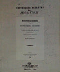 MONITORIA SECRETA OU INSTRUCÃ‡Ã•ES SECRETAS DOS PADRES DA COMPANHIA DE JESUS.