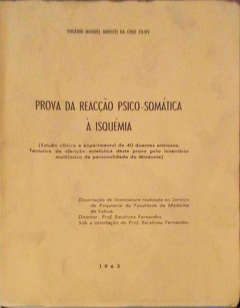 PROVA DA REACÃ‡ÃƒO PSICO - SOMÃTICA Ã€ ISQUÃ‰MIA.