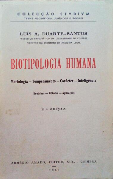 BIOTIPOLOGIA HUMANA. [2.Âª EDIÃ‡ÃƒO]
