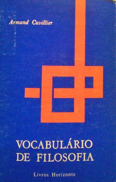 VOCABULÃRIO DE FILOSOFIA. [2.Âª EDIÃ‡ÃƒO]