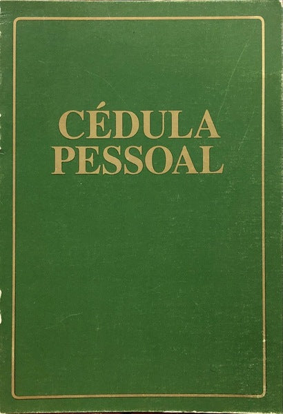 CÃ‰DULA PESSOAL. MARCELO REBELO DE SOUSA.