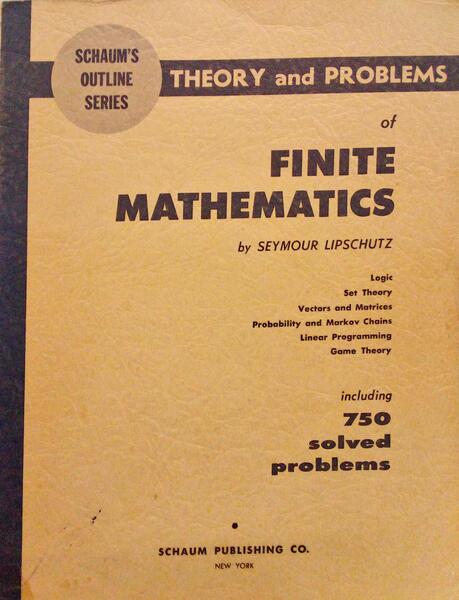 THEORY AND PROBLEMS OF FINITE MATHEMATICS.
