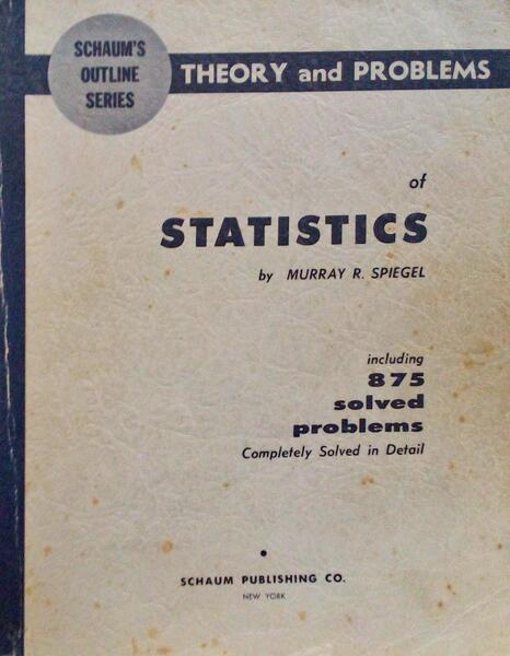 THEORY AND PROBLEMS OF STATISTICS.