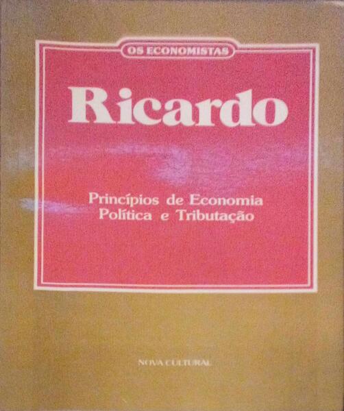 PRINCÃPIOS DA ECONOMIA POLÃTICA E TRIBUTAÃ‡ÃƒO.