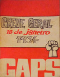 GREVE GERAL REVOLUCIONÃRIA DE 18 DE JANEIRO DE 1934.