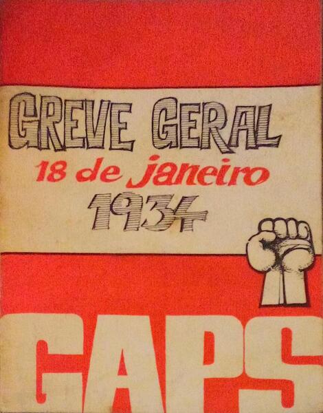 GREVE GERAL REVOLUCIONÃRIA DE 18 DE JANEIRO DE 1934.