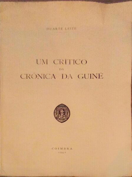 UM CRÃTICO DA CRÃ“NICA DA GUINÃ‰.