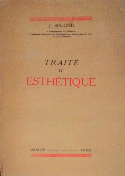 TRAITÃ‰ D' ESTHÃ‰TIQUE.