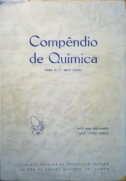 COMPÃŠNDIO DE QUÃMICA PARA O 7.Âº ANO DOS LICEUS.
