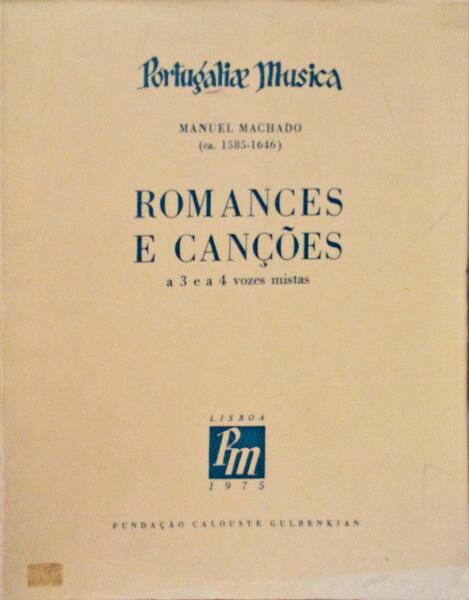 ROMANCES E CANÃ‡Ã•ES A 3 E A 4 VOZES MISTAS.