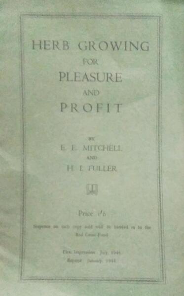 HERB GROWING FOR PLEASURE AND PROFIT.