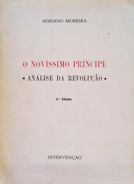 O NOVÃSSIMO PRÃNCIPE, ANÃLISE DA REVOLUÃ‡ÃƒO. [2.Âª EDIÃ‡ÃƒO]