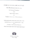 THE BLOODLETTING LETTER OF 1539.