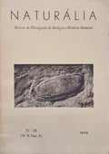NATURÃLIA, REVISTA DE DIVULGAÃ‡ÃƒO DE BIOLOGIA E HISTÃ“RIA NATURAL, N.Âº 26, VI. X, FASC. II.