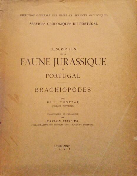 DESCRIPTION DE LA FAUNE JURASSIQUE DU PORTUGAL, BRACHIOPODES.