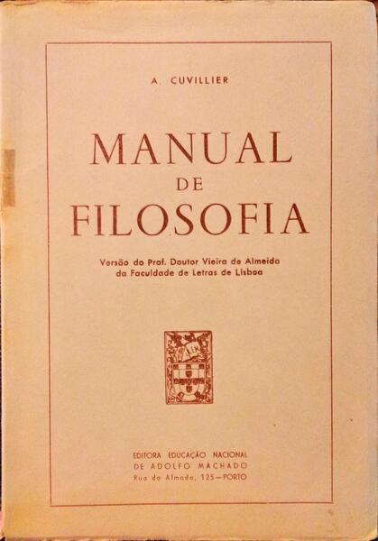 MANUAL DE FILOSOFIA.