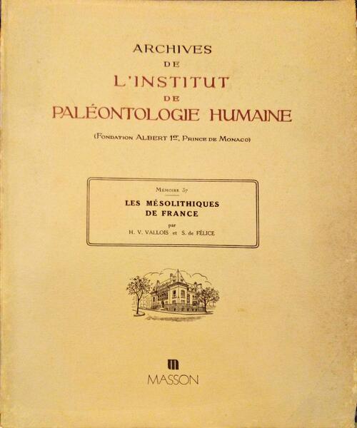 LES MÃ‰SOLITHIQUES DE FRANCE.