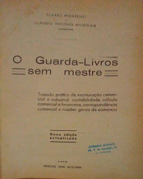 O GUARDA-LIVROS SEM MESTRE.