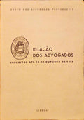 RELAÃ‡ÃƒO DOS ADVOGADOS INSCRITOS ATÃ‰ 14 DE OUTUBRO DE 1983.