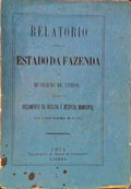 RELATORIO ACERCA DO ESTADO DA FAZENDA DO MUNICIPIO DE LISBOA.