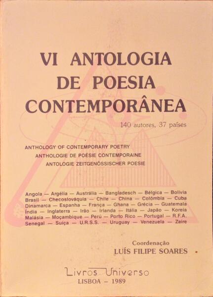 VI ANTOLOGIA DE POESIA CONTEMPORÃ‚NEA.