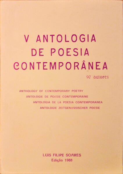 QUINTA ANTOLOGIA DE POESIA CONTEMPORÃ‚NEA.