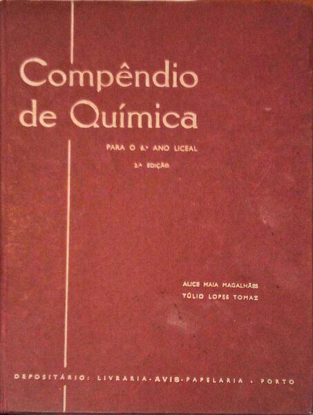 COMPÃŠNDIO DE QUÃMICA PARA O 6.Âº ANO DOS LICEUS.