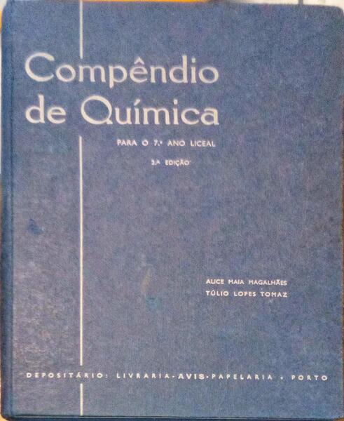 COMPÃŠNDIO DE QUÃMICA PARA O 7.Âº ANO DOS LICEUS.
