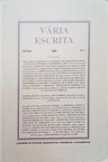 VÃ?RIA ESCRITA N.º 7, CADERNO DE ESTUDOS ARQUIVÃ?STICOS, HISTÓRICOS E DOCUMENTAIS.