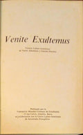 VENITE EXULTEMUS.