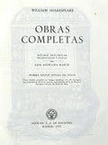 SHAKESPEARE. (William) OBRAS COMPLETAS. [10.ª EDIÇÃO].