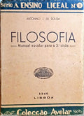SOUSA. (Antónino J. de) FILOSOFIA, MANUAL ESCOLAR PARA O 3.º CICLO.