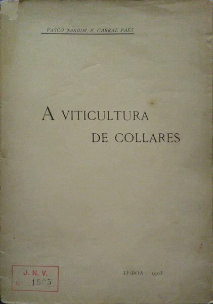 A VITICULTURA DE COLLARES.
