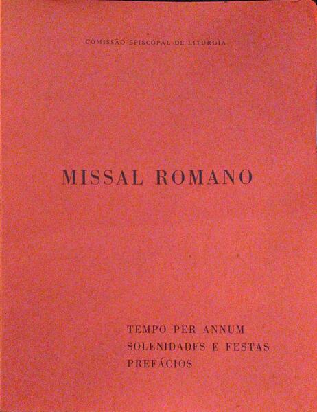 MISSAL ROMANO.