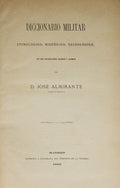 ALMIRANTE. (José) DICCIONÁRIO MILITAR.