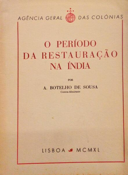 O PERÍODO DA RESTAURAÇÃO NA ÍNDIA.