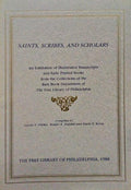 SAINTS, SCRIBES AND SCHOLARS.