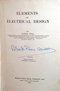 STILL. (Alfred) ELEMENTS OF ELECTRICAL DESIGN.