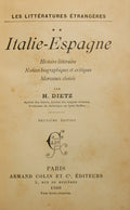 DIETZ. (H.) ITALIE-ESPAGNE.