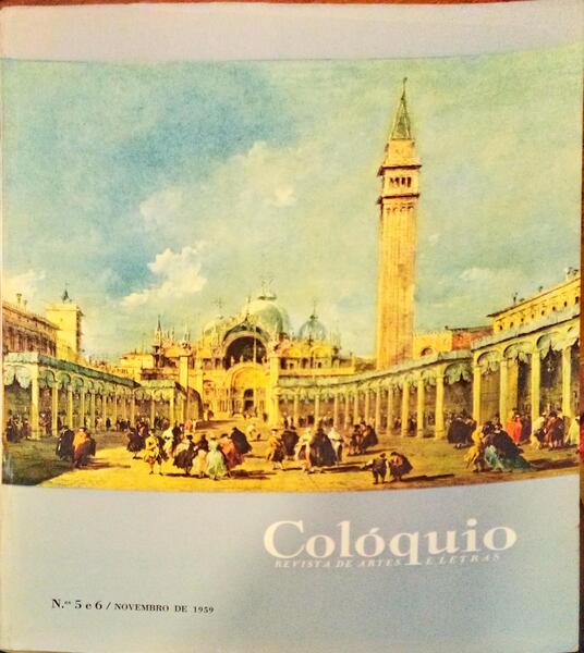 COLÓQUIO, REVISTA DE ARTES E LETRAS, N.ºS 5 E 6, NOVEMBRO 1959.