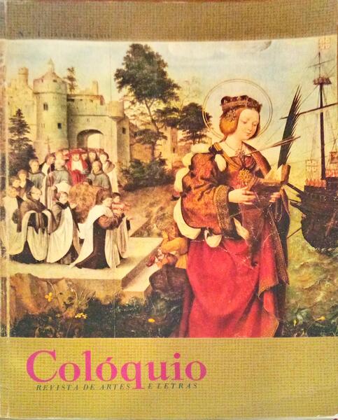COLÓQUIO, REVISTA DE ARTES E LETRAS, N.º 1, JANEIRO 1959.
