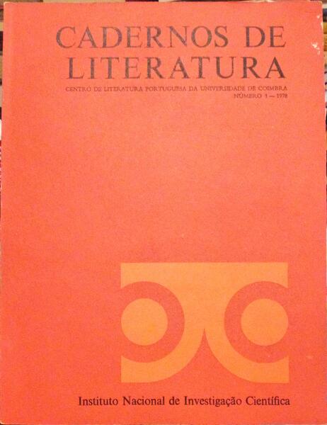 CADERNOS DE LITERATURA. [9 VOLUMES]