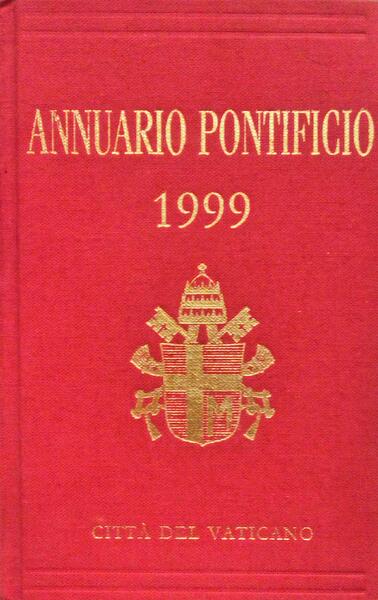 ANNUARIO PONTIFICIO PER L'ANNO 1999.