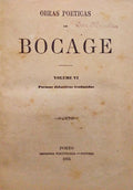 OBRAS POETICAS DE BOCAGE. [Vols. VI e VII]
