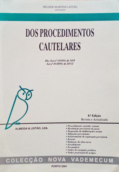 DOS PROCEDIMENTOS CAUTELARES.