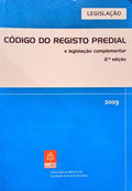 CÓDIGO DO REGISTO PREDIAL. [2ª EDIÇÃO, 2009]