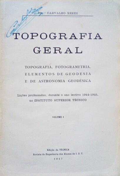 TOPOGRAFIA GERAL. [VOL. I]