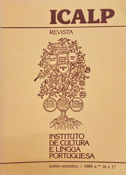 INSTITUTO DE CULTURA E LÃ?NGUA PORTUGUESA, N.º 16 e 17, JUNHO - SETEMBRO 1989.