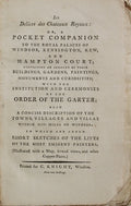 LES DELICES DES CHATEAUX ROYAUX: OR, A POCKET COMPANION TO THE ROYAL PALACES OF WINDSOR, KENSINGTON, KEW, AND HAMPTON COURT;